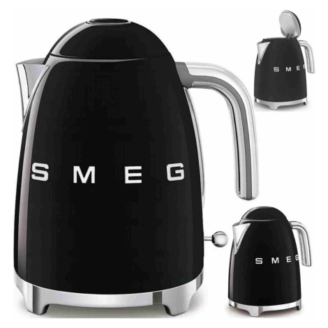 Smeg KLF03BLEU rýchlovarná kanvica, 1, 7 l, (7 šálok), 2400 W, štýl 50. rokov, čierna