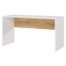 Pracovný stôl s bielou doskou 60x140 cm Hasselt – Germania