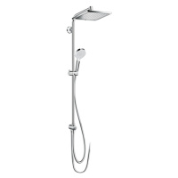 Hansgrohe Crometta E, Showerpipe 240 1jet EcoSmart 9 l/min Reno, chrómová, HAN-27289000