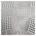 Sconto Posteľná bielizeň CESARE sivá/biela, 70x90 a 140x200 cm