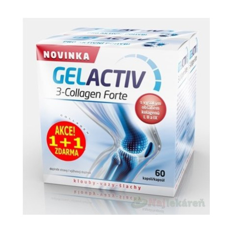 GelActiv 3-Collagen Forte 60 + 60 kapsúl