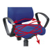 Otočná stolička pre operátora, s lakťovými opierkami Topstar