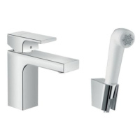 Umývadlová batéria Hansgrohe Vernis Shape s bidetovú spŕškou chróm 71216000