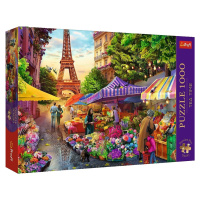 Trefl Puzzle 1000 Premium Plus - Čajový čas: Kvetinový trh