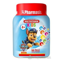 Pharmasis MULTIVITAMIN KIDS Labková patrola, 50ks želé