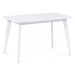 AUTRONIC AUT-008 WT Jedálenský stôl 120x75x75 cm, masív kaučukovník, biely matný lak
