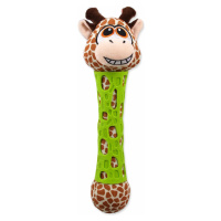 Hračka BeFun žirafa plyšová s TPR gumou pre šteňa 39cm