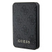 Nabíjačka Guess Powerbank 15W GUPB5LP4GEGK 5000mAh black 4G Leather Metal Logo (GUPBM5AL4DMD)