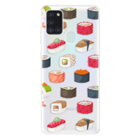 Odolné silikónové puzdro iSaprio - Sushi Pattern - Samsung Galaxy A21s