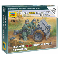 Wargames (WWII) figurky 6156 - German 75mm Infantry Gun (1:72)