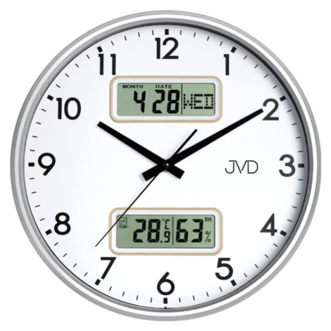Nástenné hodiny s podsvietením JVD DH239.1, 30 cm
