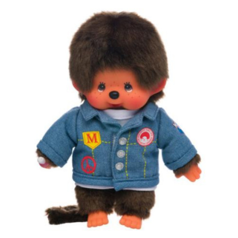 Monchhichi Mončiči chlapec v denimovej bunde 20cm