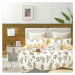 Bavlnená saténová posteľná bielizeň ALBS-M0022B 200x220