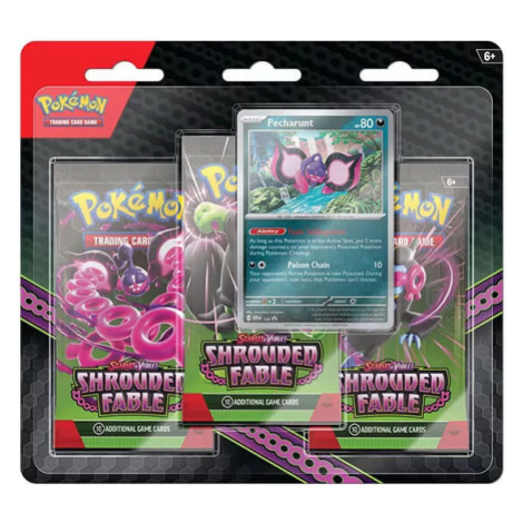 Pokemon Pokémon TCG: Scarlet & Violet 6.5 Shrouded Fable 3-Pack Blister Booster Pack