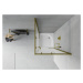MEXEN/S - Rio sprchovací kút štvorec 70 x 70, dekor, zlato + vanička Rio vrátane výpuste 860-070