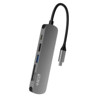 Next One USB-C Essentials Multiport adaptér sivý