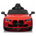 Elektrické autíčko BMW M4, červené, 2,4 GHz dialkové ovládanie, 12V batéria, LED Svetlá