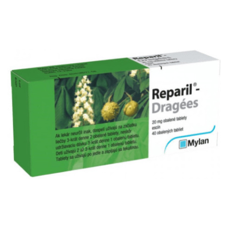 REPARIL-Dragées 20 mg 40 tabliet