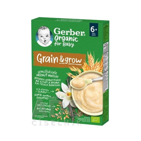 Gerber Organic Nemliečna KAŠA Vanilka