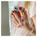 Silikónové puzdro na Samsung Galaxy S21 5G G991 Color Chain Charm