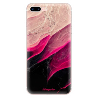 Odolné silikónové puzdro iSaprio - Black and Pink - iPhone 7 Plus