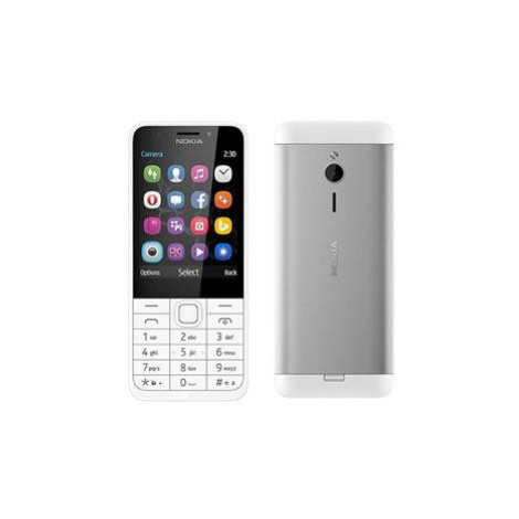 Nokia 230, Dual SIM, Silver - SK distribúcia