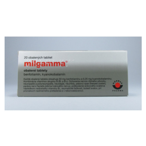 Milgamma tbl.obd.20 x 50 mg/250µg