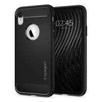 Silikónové puzdro Puzdro Spigen Rugged Armor pre Apple iPhone XR čierne