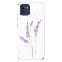 Odolné silikónové puzdro iSaprio - Lavender - Samsung Galaxy A03