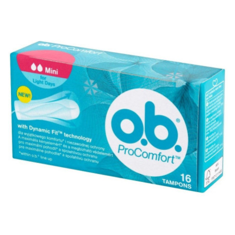 O.B. ProComfort mini  hygienické tampóny 16 kusov