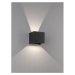 Čierne LED nástenné svietidlo - Fischer &amp; Honsel