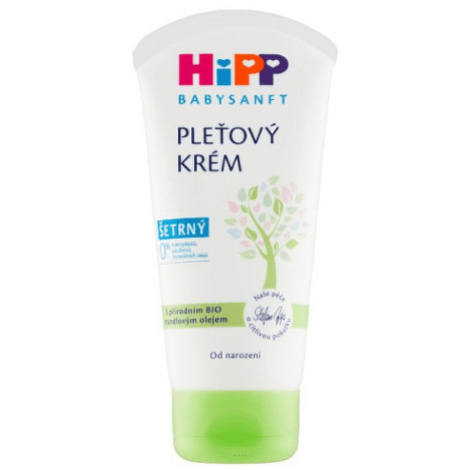 HIPP Babysanft pleťový krém šetrný s bio mandľovým olejom 75 ml