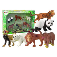 mamido  Sada 6 figúrok: Divoké zvieratá, Safari Figúrka, Tiger, Opice, Lev