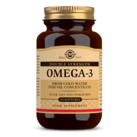 SOLGAR Omega 3 double strength rybí olej 30 kapsúl