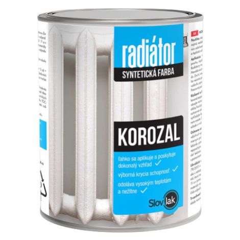 KOROZAL RADIÁTOR - Syntetická farba na radiátory R6001 - slonová kosť 0,75 kg