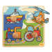 Bigjigs Toys Vkladacie puzzle doprava