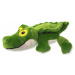 Hračka Dog Fantasy Silent Squeak krokodíl zelený 30cm