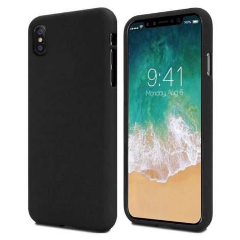 Silikónové puzdro na Apple iPhone 11 Mercury Soft čierne