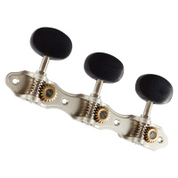 Taylor Slot Head Nickel/Ebony Tuner Buttons 6-String Set