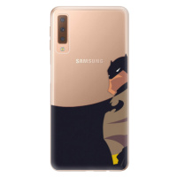 Odolné silikónové puzdro iSaprio - BaT Comics - Samsung Galaxy A7 (2018)