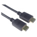 PremiumCord HDMI 2.0 High Speed + Ethernet kábel, pozlátené konektory, 1m