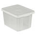 Box Curver® ESSENTIALS 26L, s vekom, priesvitný, 44x34x27 cm