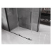 MEXEN/S - Velár sprchovací kút 160 x 70, transparent, čierna 871-160-070-01-70