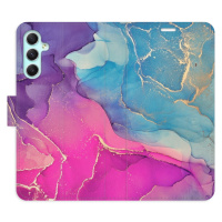 Flipové puzdro iSaprio - Colour Marble 02 - Samsung Galaxy A34 5G