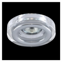 svietidlo DOWNLIGHT GU10/50W, CRYSTAL/CHR ALU,IP55 (EMITHOR)