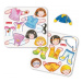 Quercetti Dressy Baby magnetic dress-up puzzle – magnetická skladačka