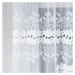 Biela žakarová záclona BASTIA 300x160 cm