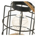 Čierna stolová lampa (výška  20,5 cm) – Casa Selección