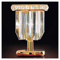 Stolná lampa Cristalli 24-karátov v zlate