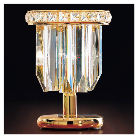 Stolná lampa Cristalli 24-karátov v zlate PATRIZIA VOLPATO